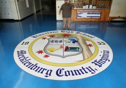 Digital Floor Insignia Printing