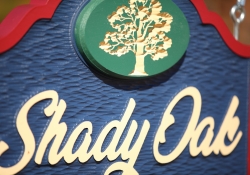 Shady Oak Carved Sign-160